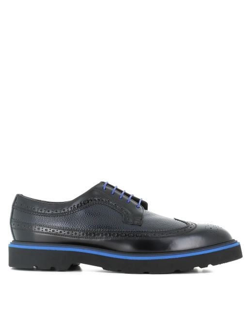 Paul Smith Blue Shoe "Count" Brush Off Shoes for men