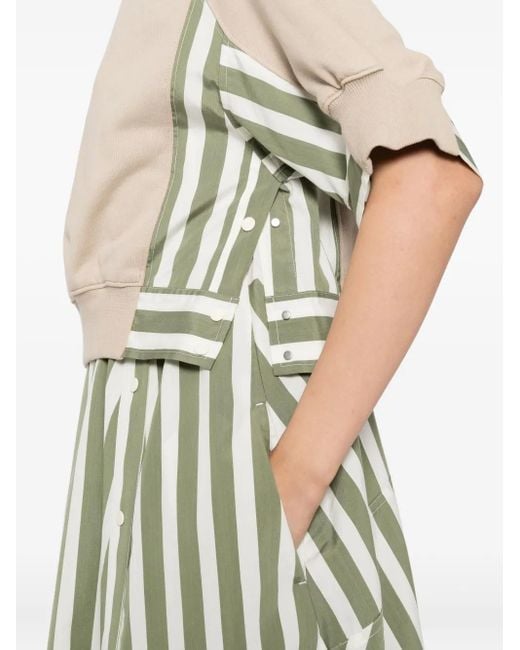 3.1 Phillip Lim Gestreepte Jurk in het White