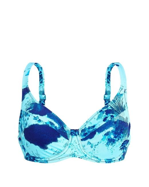 Vilebrequin Blue Coral Reef Bikini Top