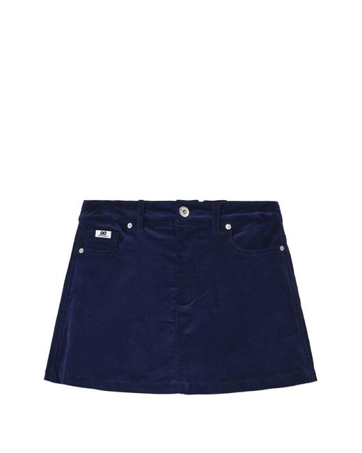 Chocoolate Blue Corduroy-Effect Shorts