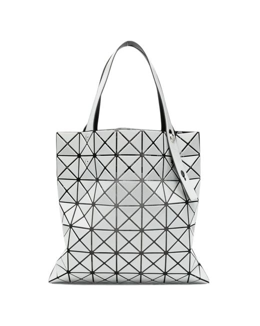Issey Miyake White Prism Gloss Tote Bag