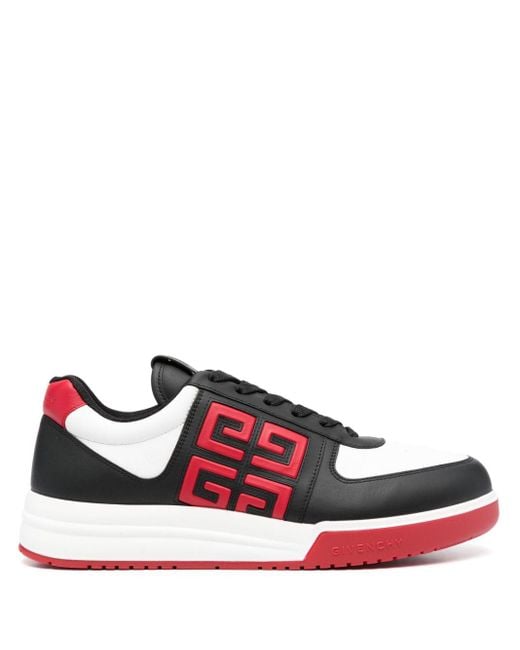 Givenchy G4 Leren Sneakers in het Red voor heren