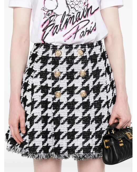 Balmain A-Lijn Rok in het Black