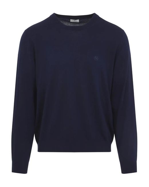Etro Blue Sweaters for men