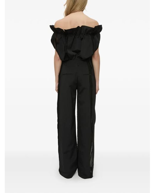 Christopher Esber Black Ignis Parachute Blouse