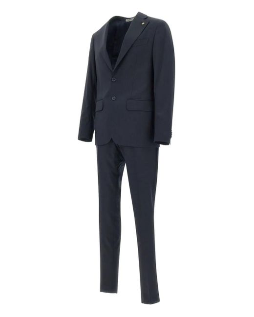 Corneliani Blue Single-Breasted Suit for men