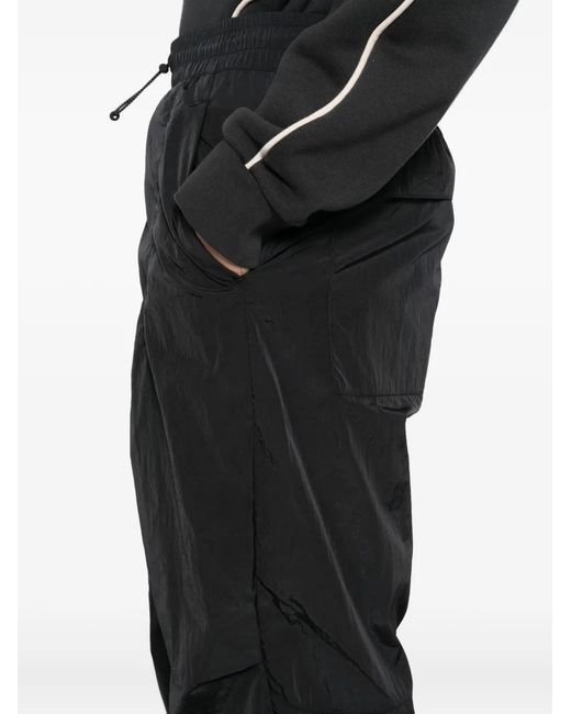 New Balance Black Logo Drawstring Track Pants for men