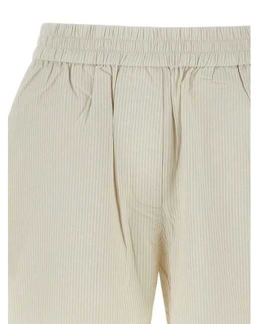 Herskind Gestreepte Shorts in het White