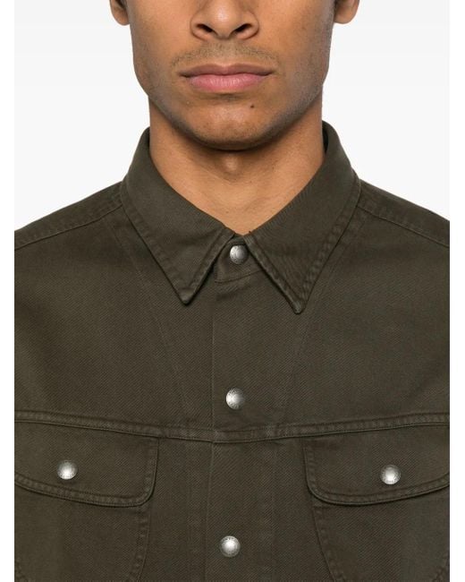 メンズ Tom Ford コットン シャツ Green