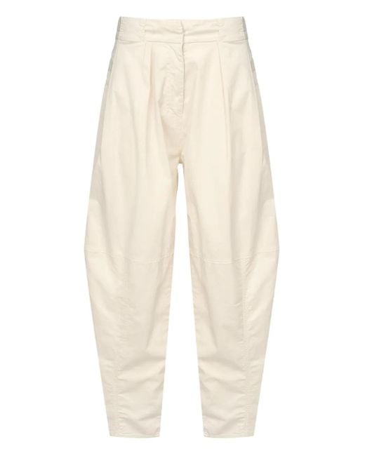 Pinko ハイウエスト パンツ White
