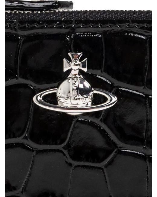 Vivienne Westwood Black Slim Long Card Holder