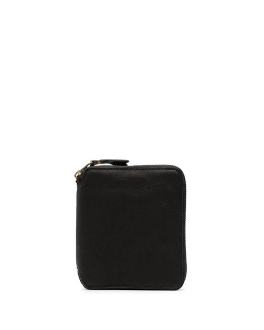 Comme des Garçons Black Logo-Stamp Leather Wallet