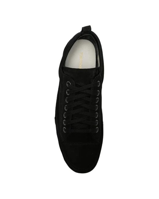 Tom Ford Black Suede Lace-Up Sneakers for men