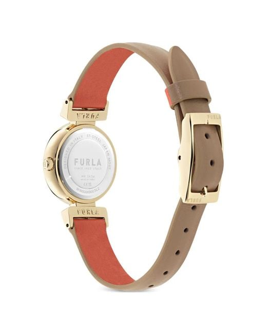 Furla Metallic Textured Dial 30Mm Watch