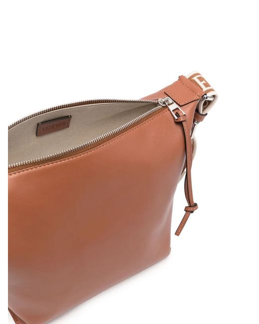 Loewe Brown Cubi Crossbody Small for men