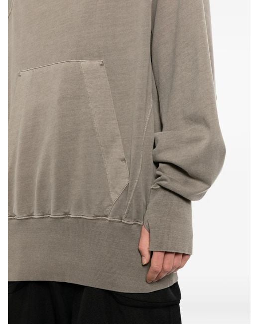 Julius Gray W Neck Hoodie for men