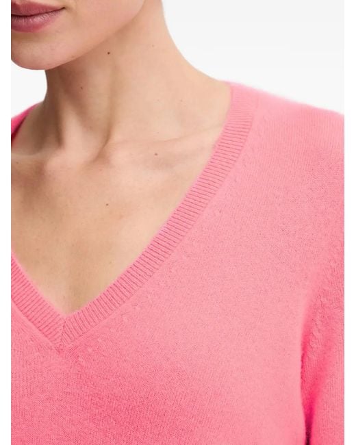 Jersey Con Cuello En V From Future de color Pink