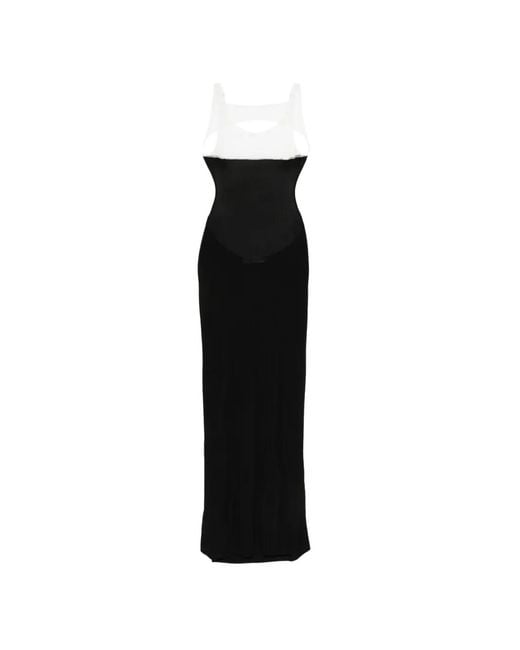AYA MUSE Semi-Sheer Maxi Dress in Black | Lyst AYA MUSE Semi-Sheer Maxi Dress in Black | Lyst