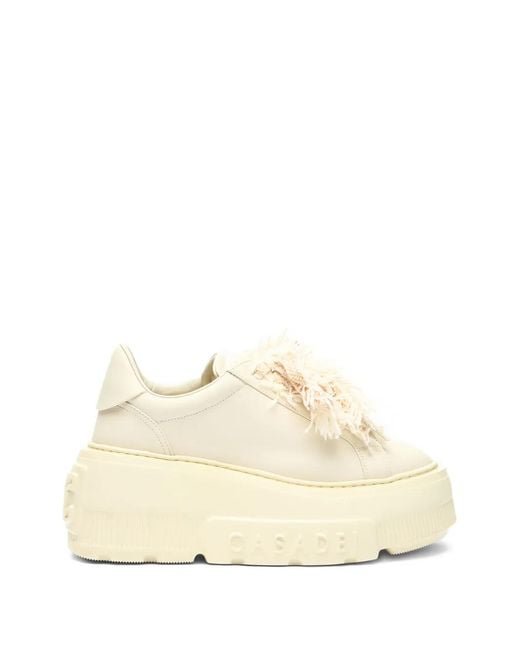 Casadei Natural Nexus Platform Sneakers