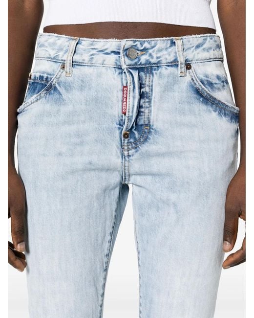 DSquared² Blue Cool Girl Slim-Fit Jeans