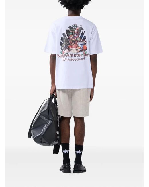 New Amsterdam White Buffet T-Shirt for men