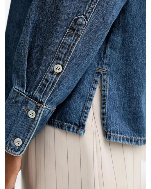 Rag & Bone Blue Channing Denim Shirt