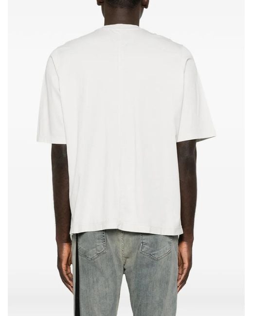 Rick Owens White Walrus Crew-Neck T-Shirt for men