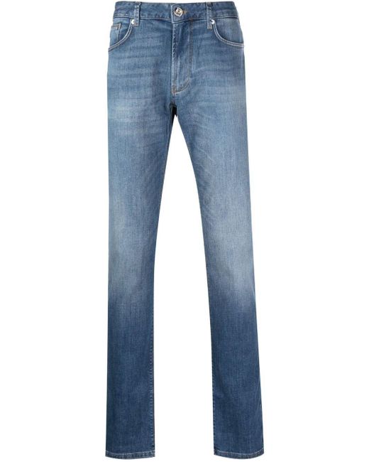Emporio Armani Jeans Met Vervaagd-effect in het Blauw voor heren | Lyst NL