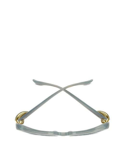 Etro Green Rectangle-Frame Sunglasses