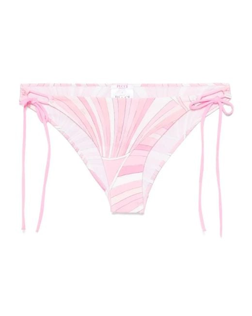 Emilio Pucci Pink Printed Bikini Bottom