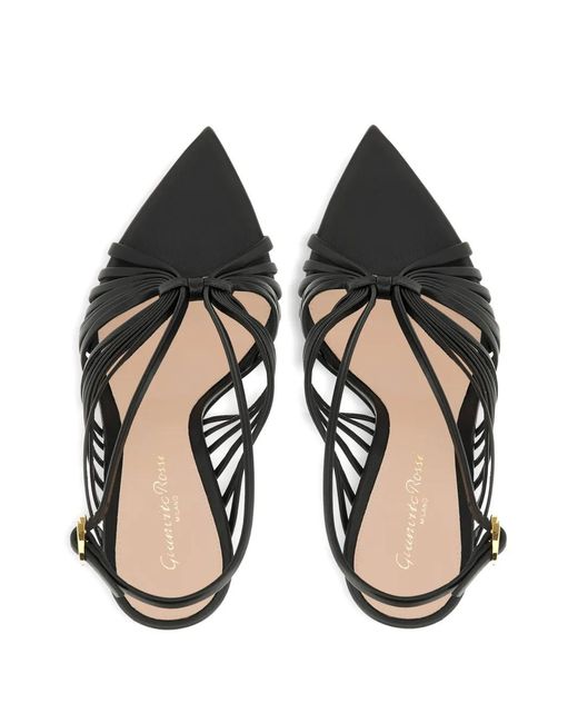 Gianvito Rossi White Muse Caged Sandals