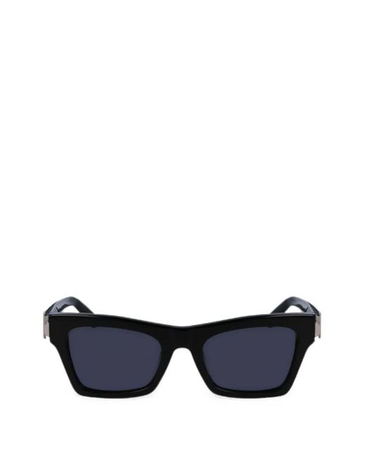 Ferragamo Blue Square Sunglasses