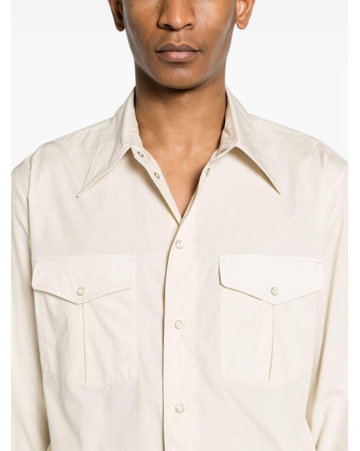 Lemaire Natural Western Style Shirt for men