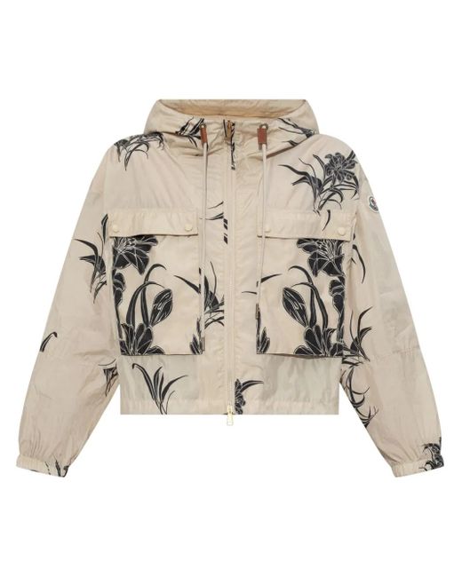 Moncler Natural Sauvan Hooded Jacket