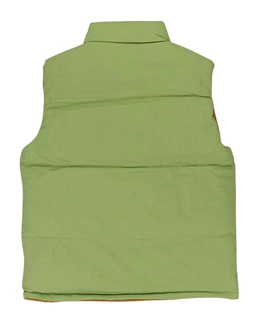 Sinclair Green Logo-Patch Gilet for men