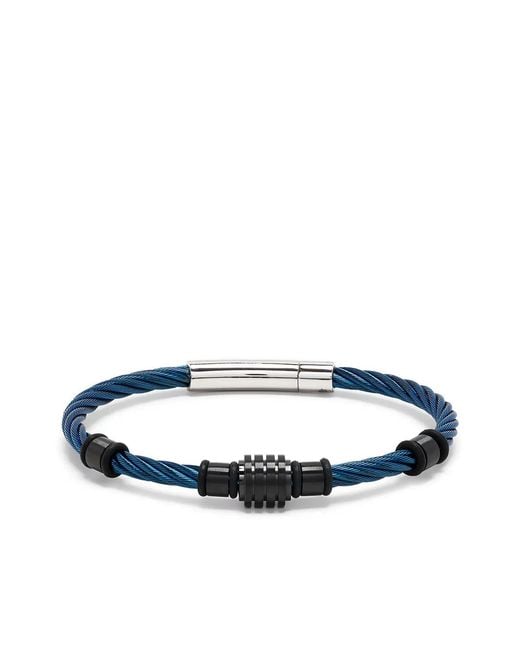 Charriol Blue Celtic Cable Bangle