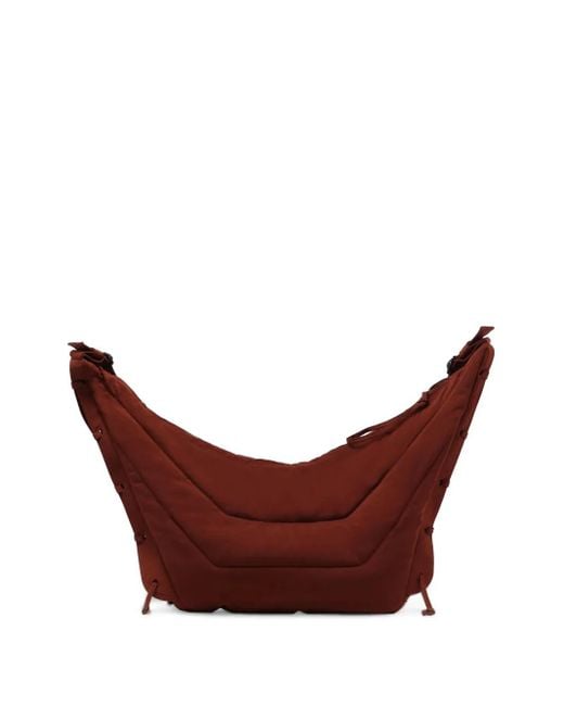 Lemaire Purple Large Soft Game Shoulder Bag