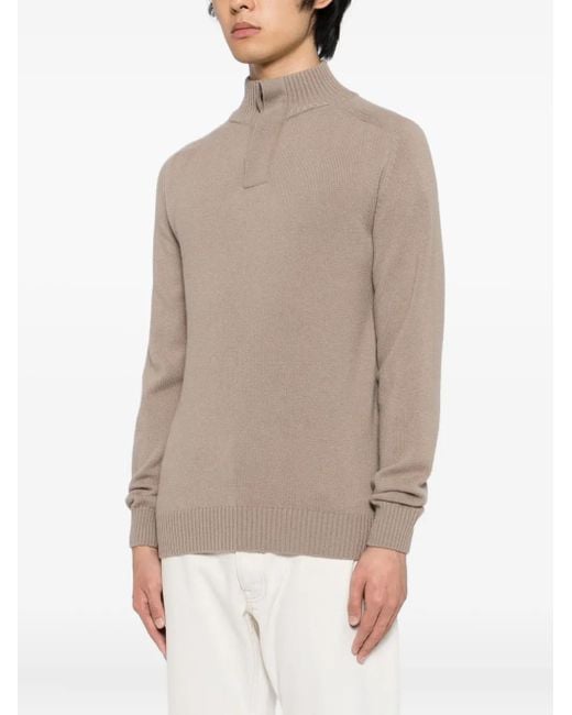 Aurélien Natural City Button Jumper for men