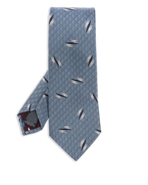 Paul Smith Krawatte mit Retro-Muster in Blue für Herren