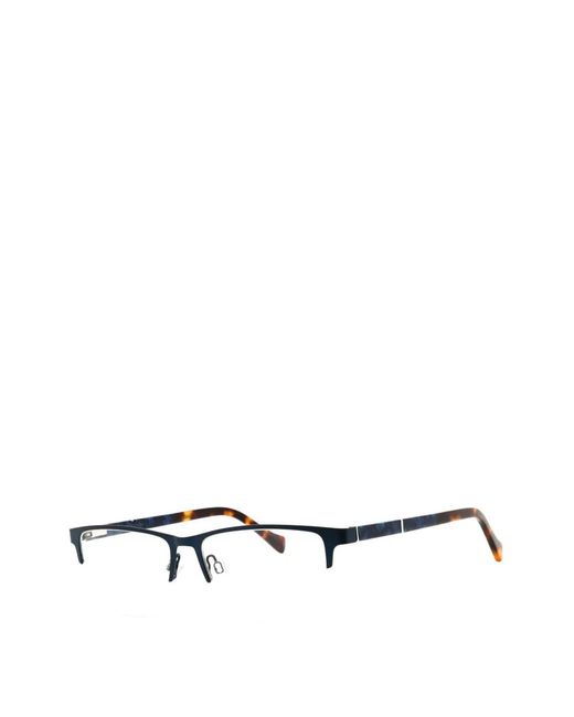 Lucky Brand White Rectangle-Frame Glasses