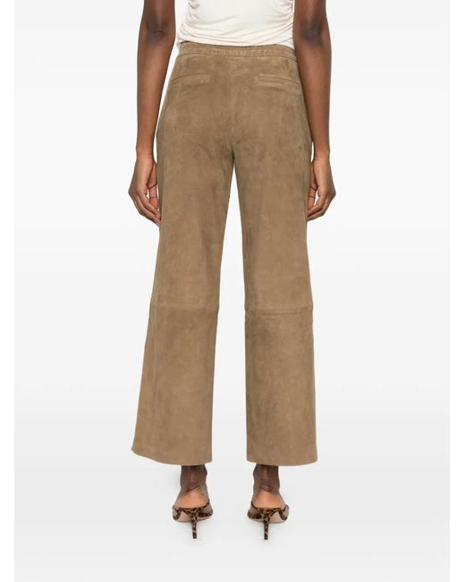 Pantalones Con Cordones Arma de color White