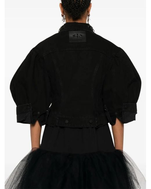 Giacca Con Strass di Simone Rocha in Black