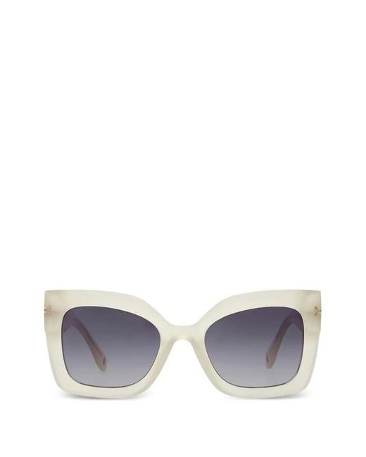 Marc Jacobs Gray Cat-Eye Full-Rim Sunglasses