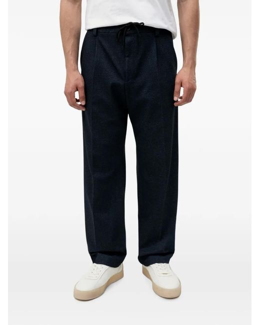 HUGO Black Pantalon Teagan261X-H À Coupe Moderne En Tissu Stretch Micro-Imprimé for men