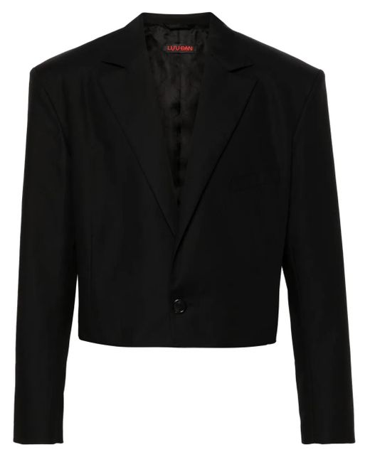 メンズ LỰU ĐẠN クロップド ジャケット Black