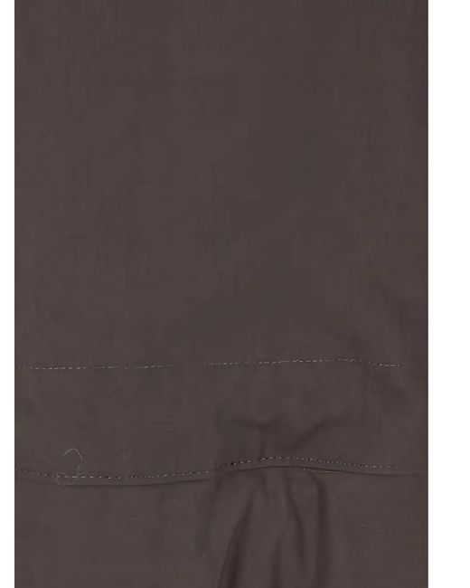 Sacai Brown Full-Zip Drawstring Jacket for men