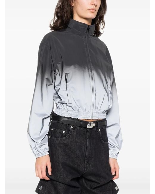 Alexander Wang Black Ombre Zip Jacket