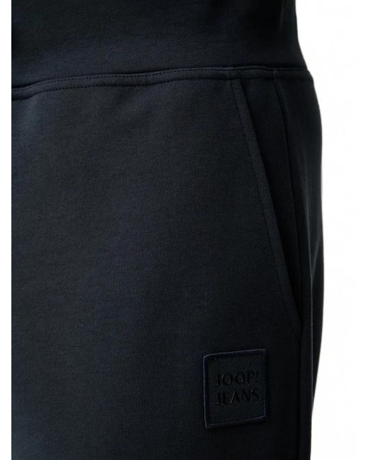 Joop! Black Logo-Patch Drawstring Track Pants for men
