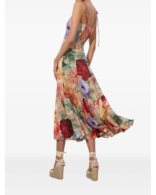 Alice + Olivia White Alice + Olivia Jeannette Midi Dress