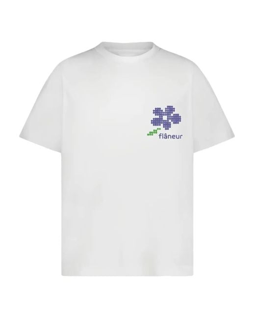 T-Shirt En Coton flâneur pour homme en coloris White